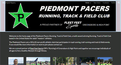 Desktop Screenshot of piedmontpacers.com